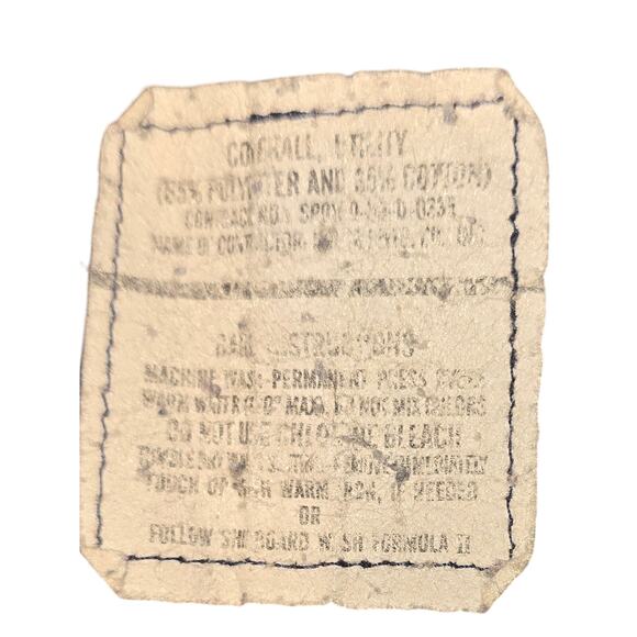 Vintage US Navy Coveralls Vietnam War Era? Euc with some staining from use 46S - Picture 5 of 16